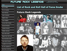 Tablet Screenshot of futurerocklegends.com